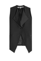 Mcq Alexander Mcqueen Mcq Alexander Mcqueen Wool Blazer Vest - Black