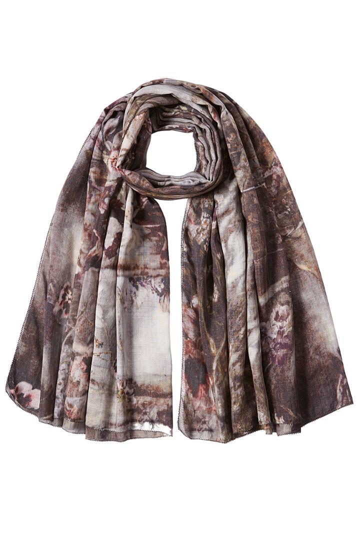 Faliero Sarti Faliero Sarti Printed Scarf With Virgin Wool And Silk - Multicolor