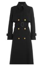 Alexander Mcqueen Alexander Mcqueen Wool Trench Coat