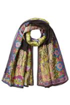 Etro Etro Embroidered Scarf With Silk