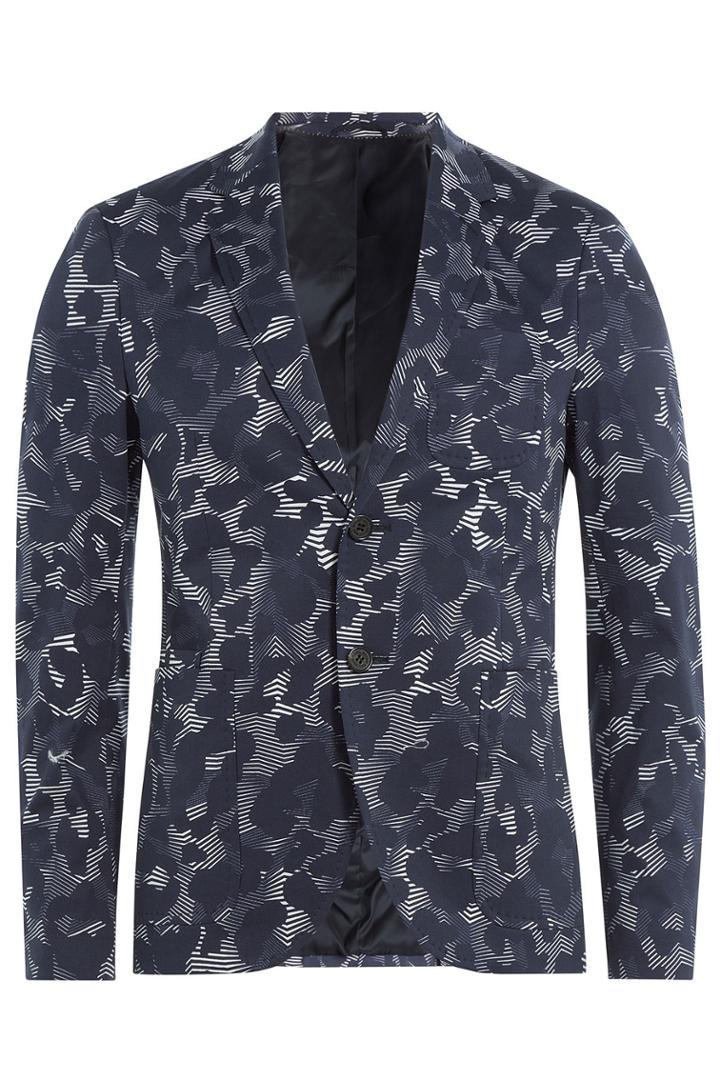 Neil Barrett Neil Barrett Printed Cotton Blazer