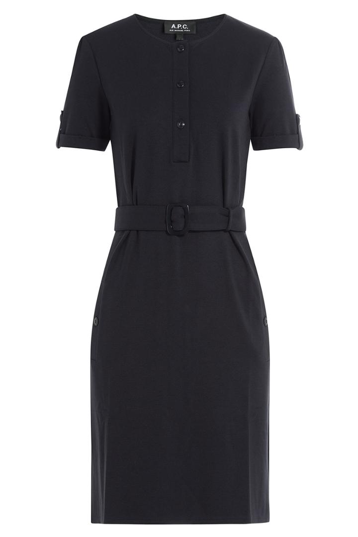 A.p.c. A.p.c. Dress With Belt - Blue