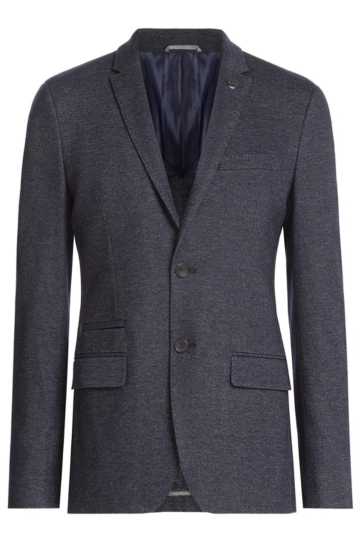 Michael Kors Michael Kors Wool-cotton Blazer - Blue