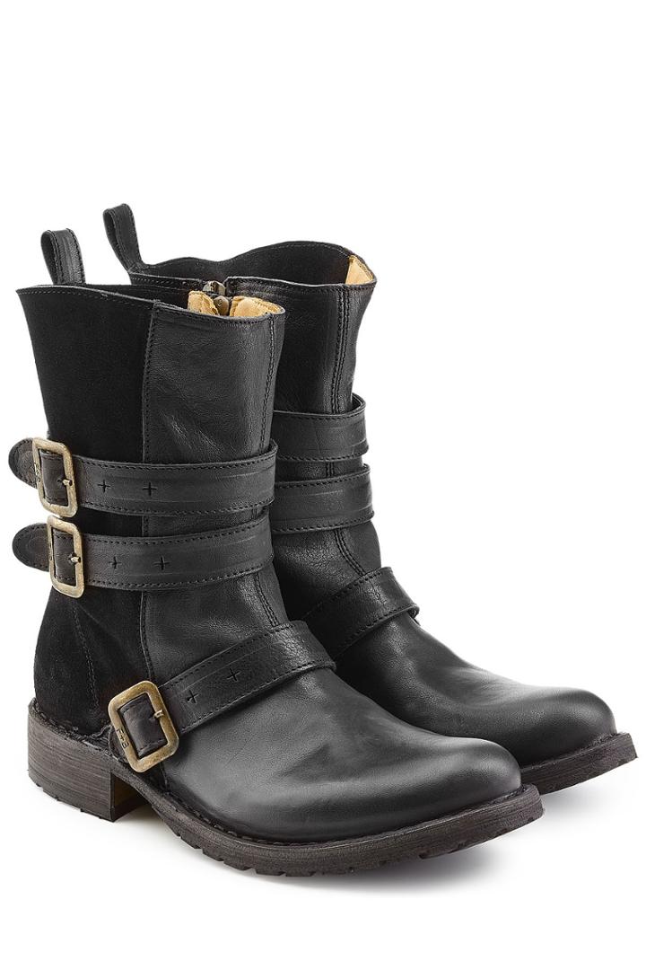 Fiorentini & Baker Fiorentini & Baker Leather And Suede Boots - Black