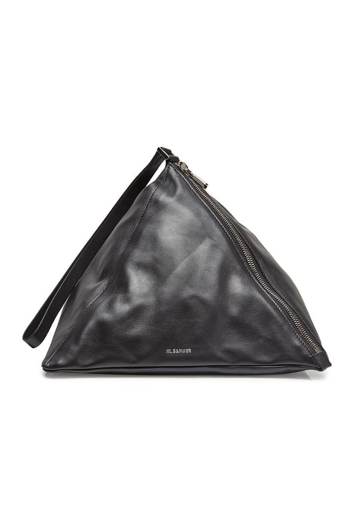 Jil Sander Jil Sander 3 Angle Leather Shoulder Bag