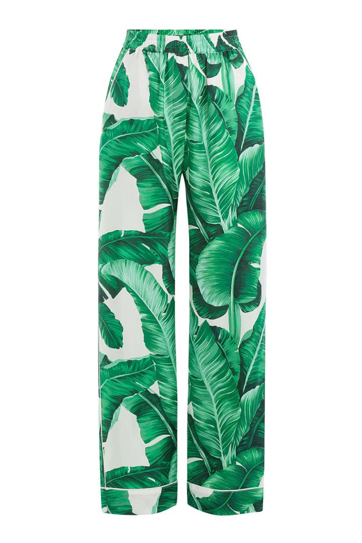 Dolce & Gabbana Dolce & Gabbana Silk Banano Print Pajama Pants