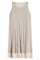Nobi Talai Nobi Talai Layered And Pleated Silk Dress