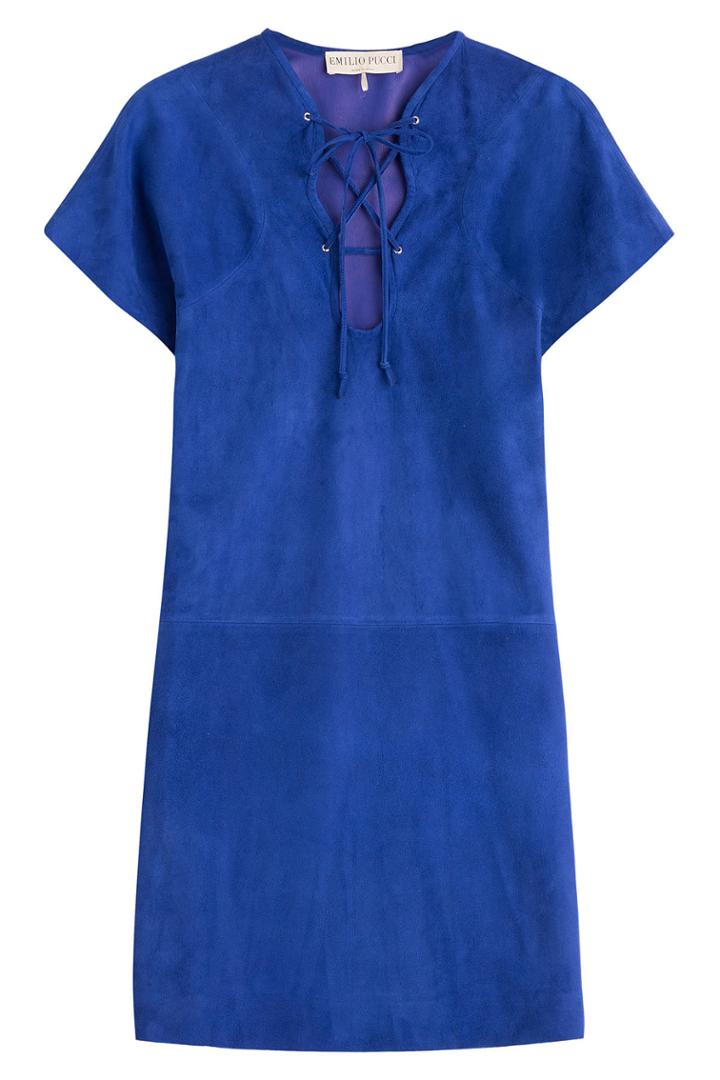 Emilio Pucci Emilio Pucci Suede Mini-dress - None