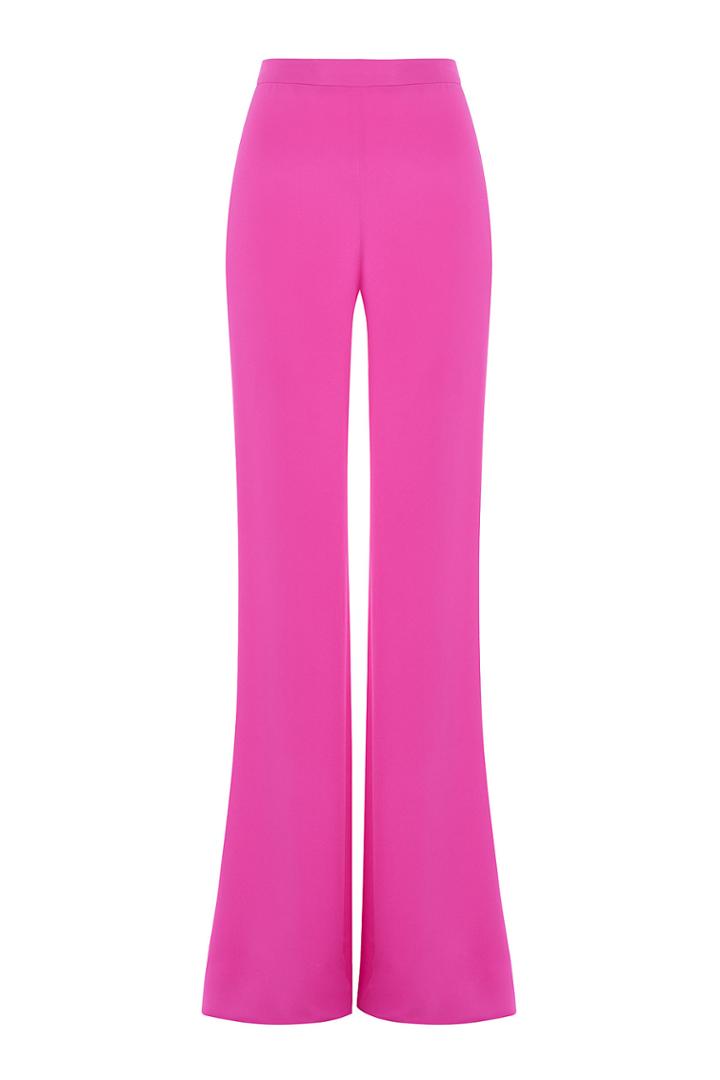 Emilio Pucci Emilio Pucci Wide Leg Silk Pants - Pink