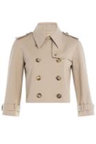 Michael Kors Collection Michael Kors Collection Cotton Trench Jacket - Camel