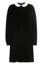 Valentino Valentino Virgin Wool Velvet Dress - Black
