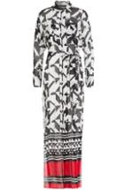 Alexandre Vauthier Printed Silk Maxi Dress