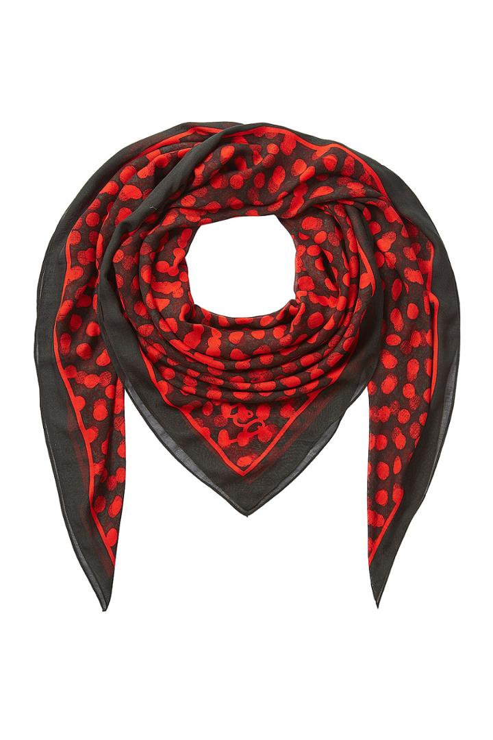 Mcq Alexander Mcqueen Mcq Alexander Mcqueen Dot Print Scarf - Red