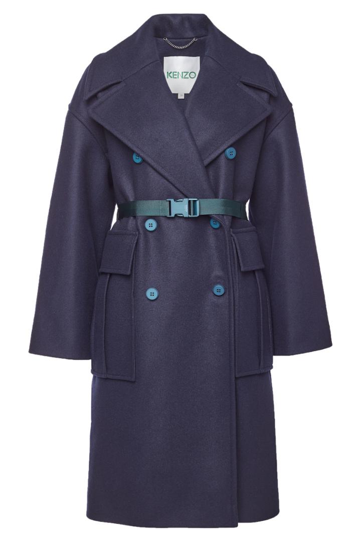 Kenzo Kenzo Virgin Wool Coat With Belt
