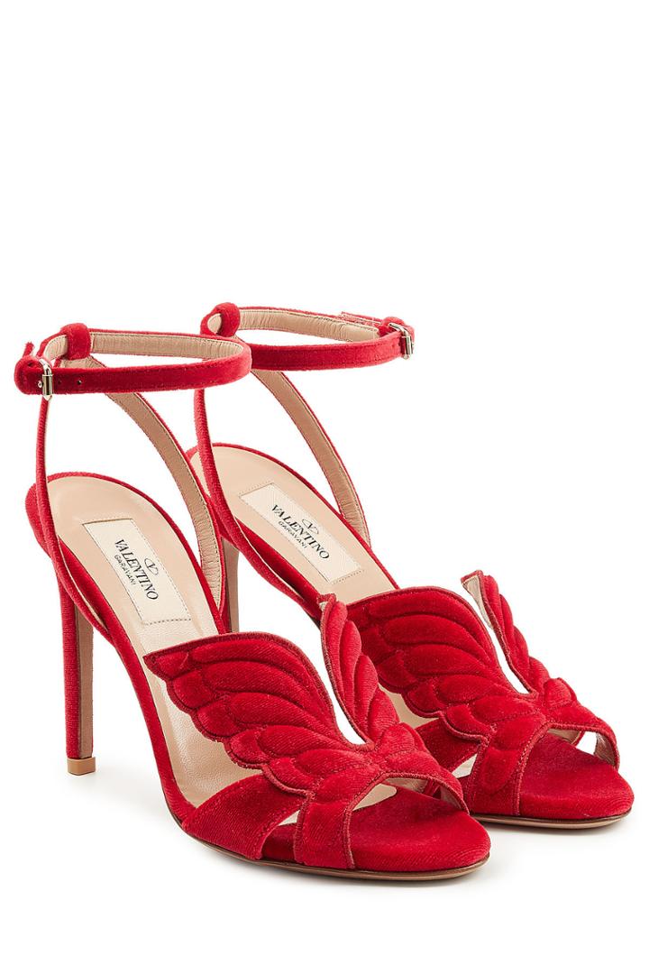 Valentino Valentino Angelicouture Suede Stilettos