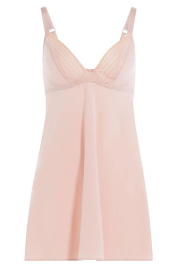 Chantal Thomass Chantal Thomass Slip With Mesh Paneling - Rose