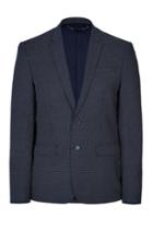 Michael Kors Collection Michael Kors Collection Stretch Cotton Micro Dot Blazer - Blue