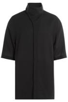 Rick Owens Men Rick Owens Men Short Sleeve Wool Shirt