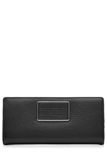 Marc By Marc Jacobs Marc By Marc Jacobs Leather Ligero Slim Wallet - Black