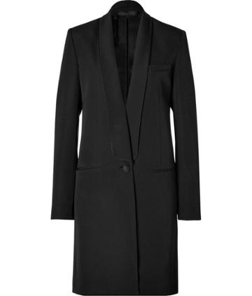 Emilio Pucci Wool Coat In Black