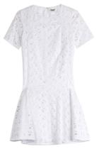 Kenzo Kenzo Embroidered Cotton Dress - White