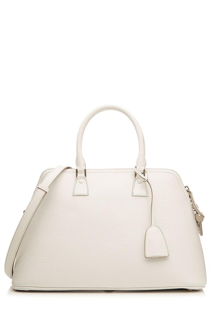 Maison Margiela Maison Margiela Leather Tote - White