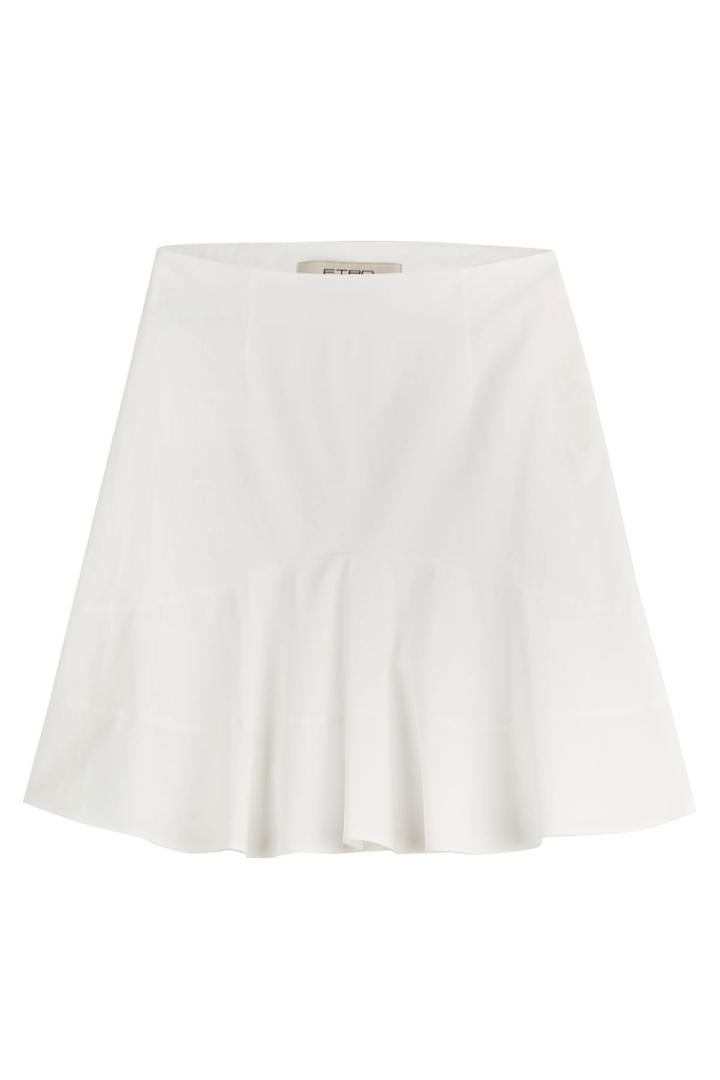 Etro Etro Fit Flare Cotton Skirt
