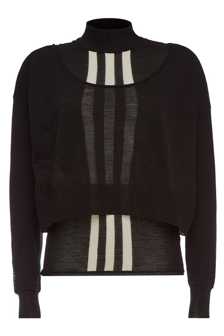 Y-3 Y-3 Cropped Wool Pullover
