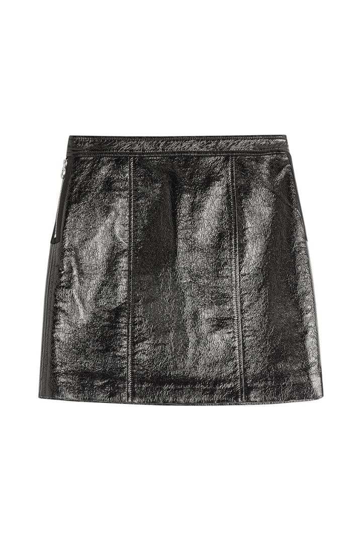 Marc By Marc Jacobs Marc By Marc Jacobs Faux Leather Mini Skirt