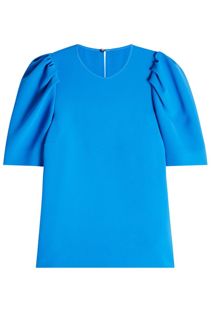 Victoria, Victoria Beckham Victoria, Victoria Beckham Crepe Top - Blue