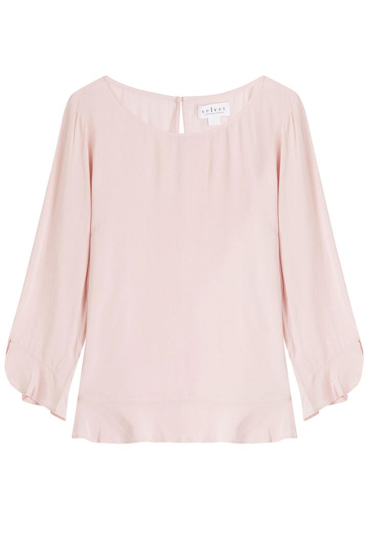Velvet Velvet Blouse - Pink