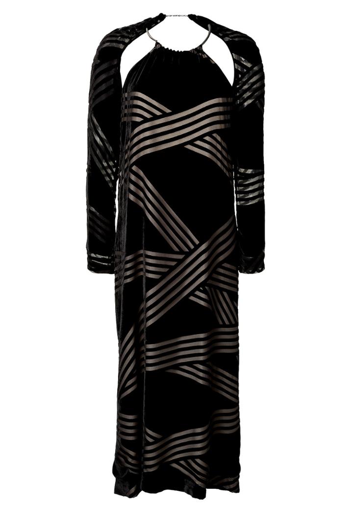 Damir Doma Damir Doma Cut Out Detailed Silk-blend Dress