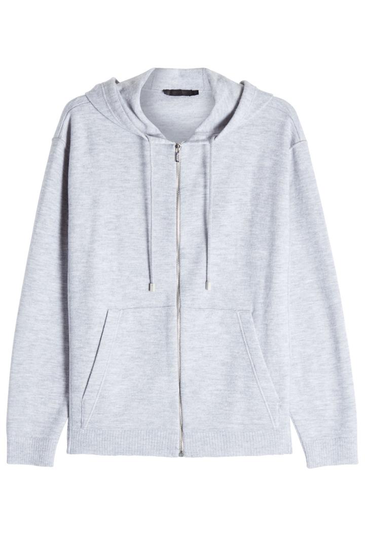 Calvin Klein Collection Calvin Klein Collection Cashmere Hoody - Grey
