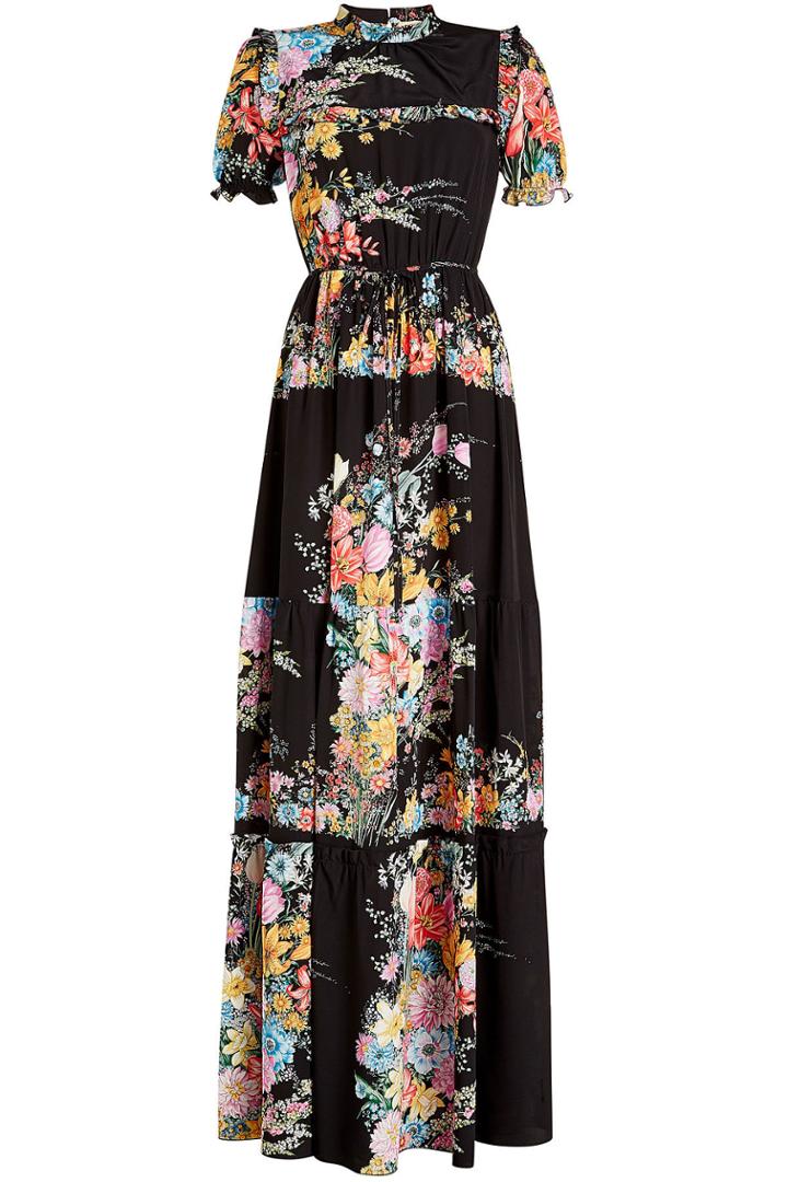 No.21 No.21 Printed Silk Maxi Dress