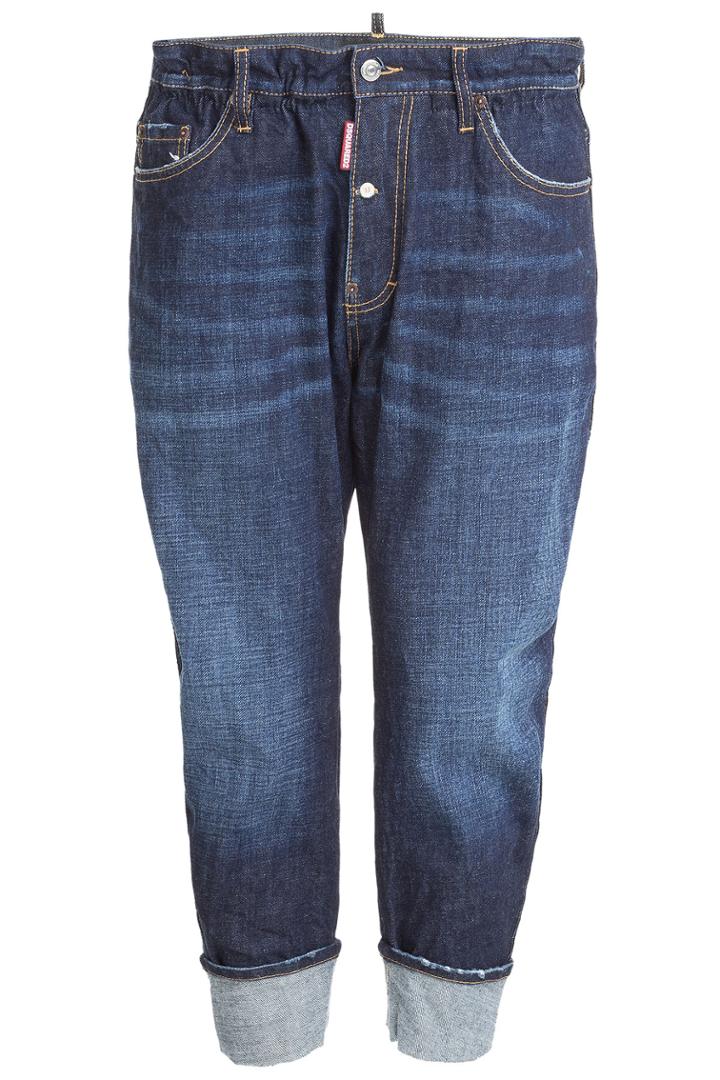 Dsquared2 Dsquared2 Cuffed Distressed Jeans - Blue