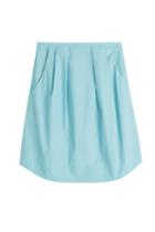 Jil Sander Navy Jil Sander Navy Cotton Skirt - Turquoise