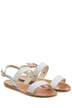 Ancient Greek Sandals Ancient Greek Sandals Leather Sandals - White