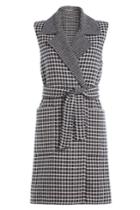Max Mara Max Mara Reversible Virgin Wool Sleeveless Cardigan - Black
