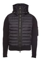 Moncler Moncler Quilted Jacket With Wool Sleeves