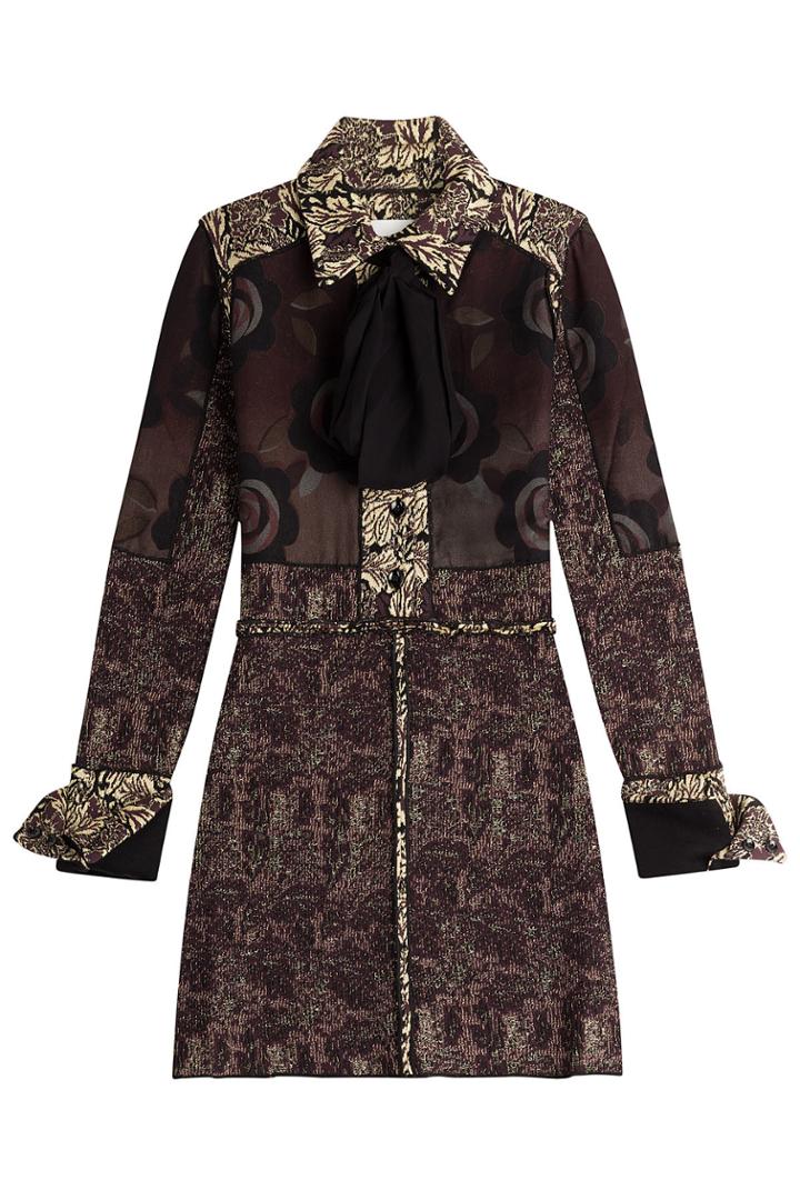 Maison Margiela Maison Margiela Printed Wool Dress - Multicolored