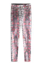 Just Cavalli Snake Print Skinny Jeans