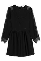 Iro Iro Dress With Lace - Black