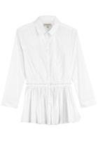 Burberry London Burberry London Cotton Shirt With Peplum - White