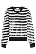 Michael Kors Michael Kors Striped Wool Pullover With Sequins - Multicolored