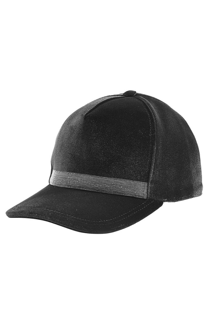Brunello Cucinelli Brunello Cucinelli Embellished Velvet Cap