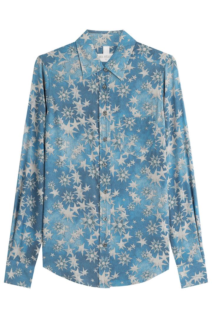 True Religion True Religion Printed Silk Blouse - Multicolor