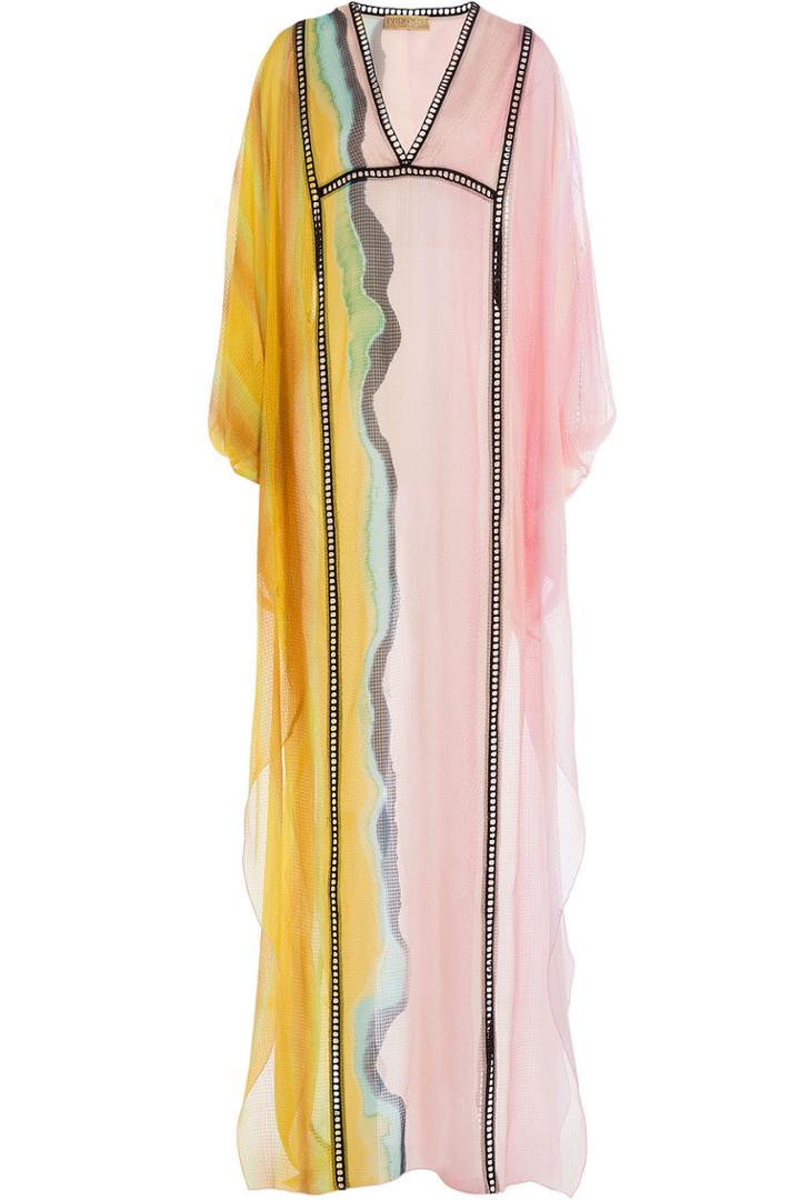 Emilio Pucci Emilio Pucci Embroidered Silk Tunic - Multicolored
