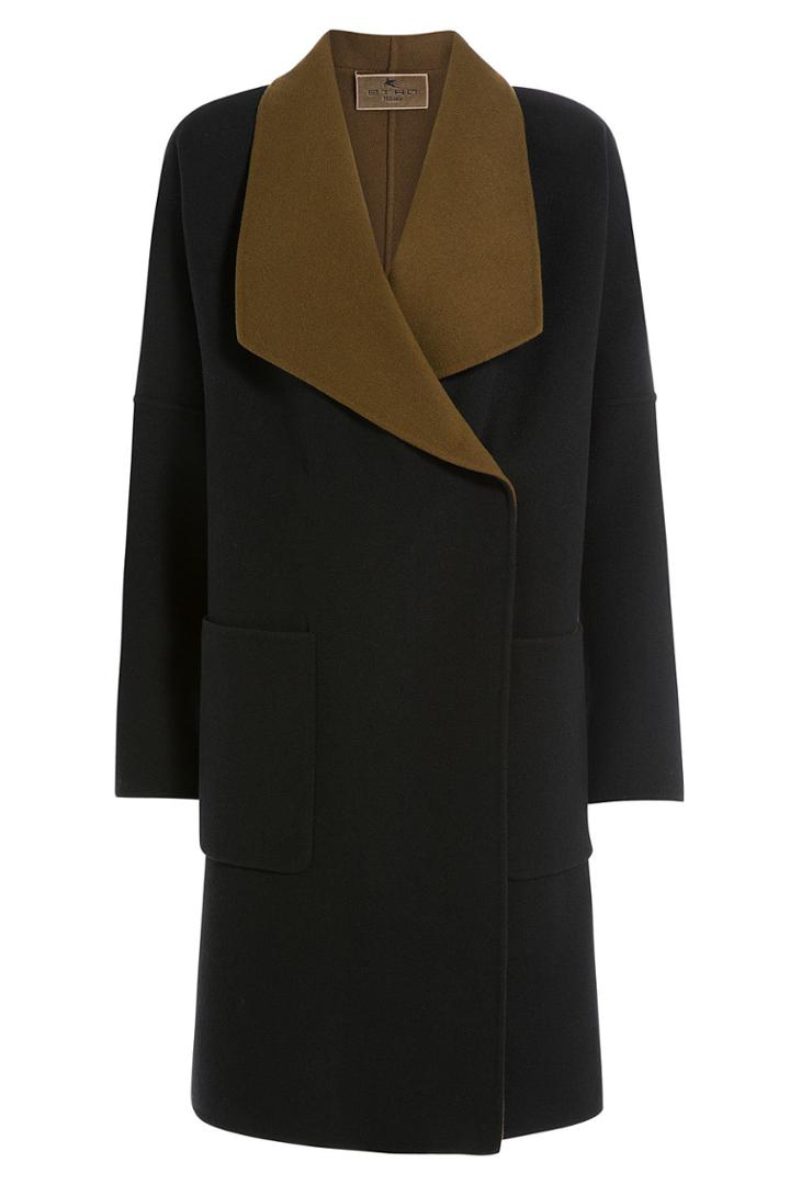 Etro Etro Two Tone Wool Coat - None