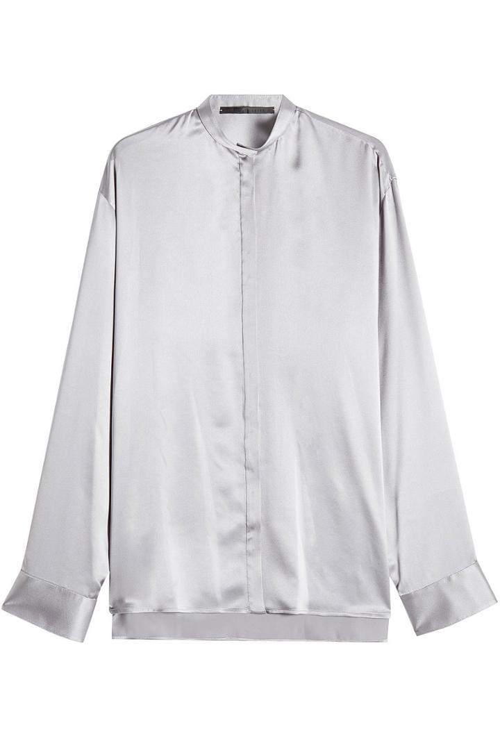 Haider Ackermann Haider Ackermann Oversized Silk Blouse
