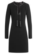 Barbara Bui Barbara Bui Dress With Leather Tassels - Black
